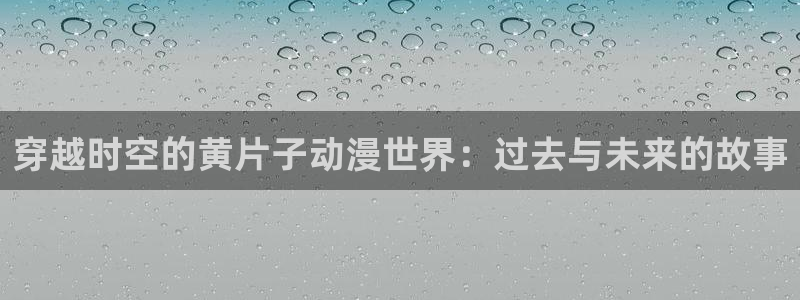 age动漫入口官网：穿越时空的黄片子动漫世界：过去与未来的故事